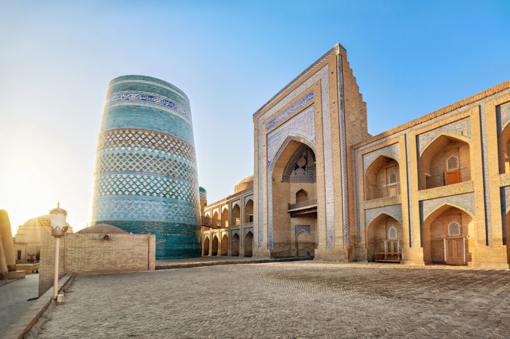 Kalta Minor minaret in Khiva, Uzbekistan