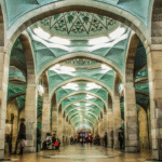 Explore Tashkent metro — cultural trip through artistic stations with marble halls, chandeliers and Silk Road inspired designs Путешествие по ташкентскому метро — культурная экскурсия по художественным станциям с мраморными залами, люстрами и мотивами Шёлкового пути