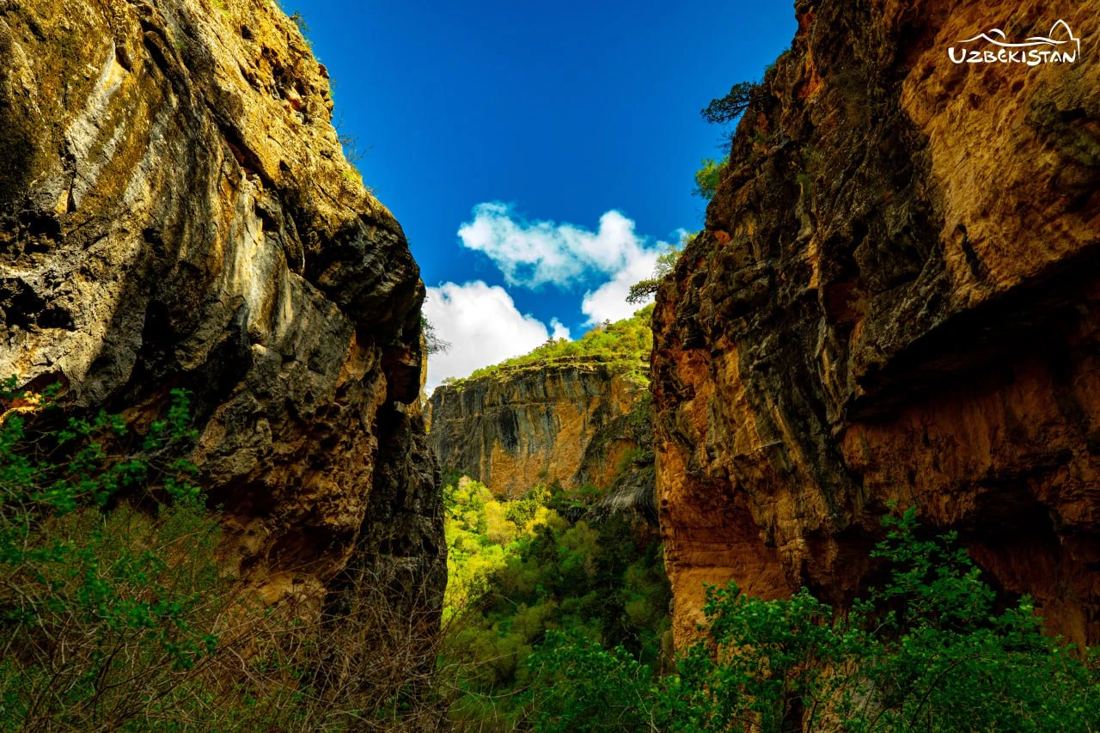 Canyon walls in the Baysun mountains, Surkhandarya