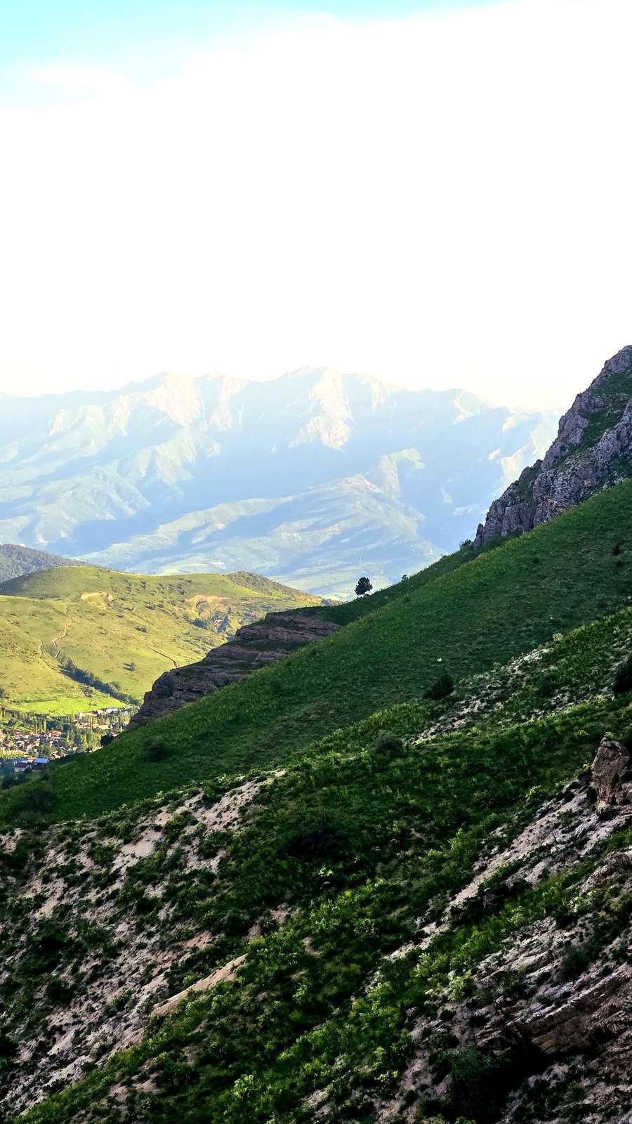 Mountains of the Bostanlyk district