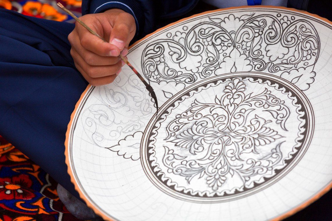 Gijduvan: ceramics workshop and lunch