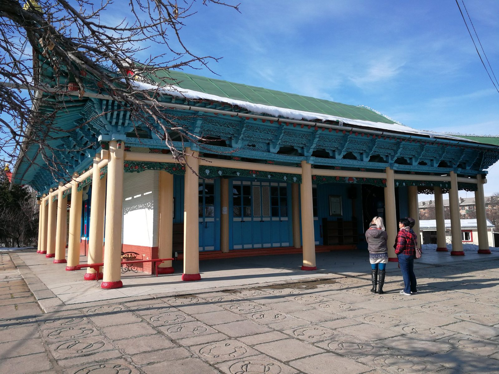 La moschea dungana in legno a Karakol