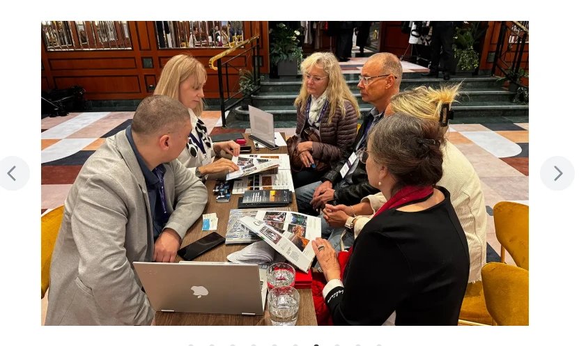 Gespräche mit europäischen Reiseveranstaltern am Stand von AroundCA