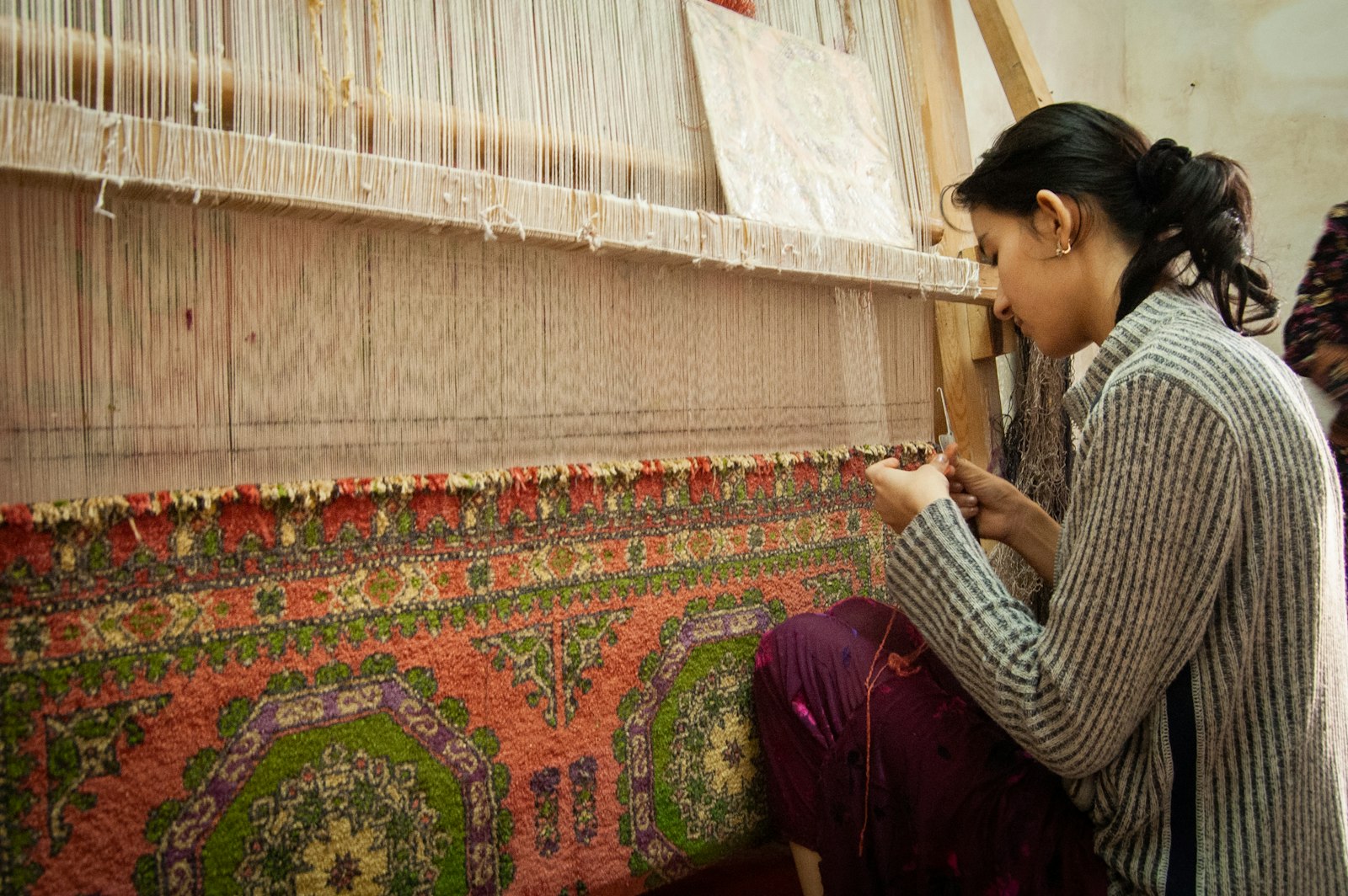 Silk workshop