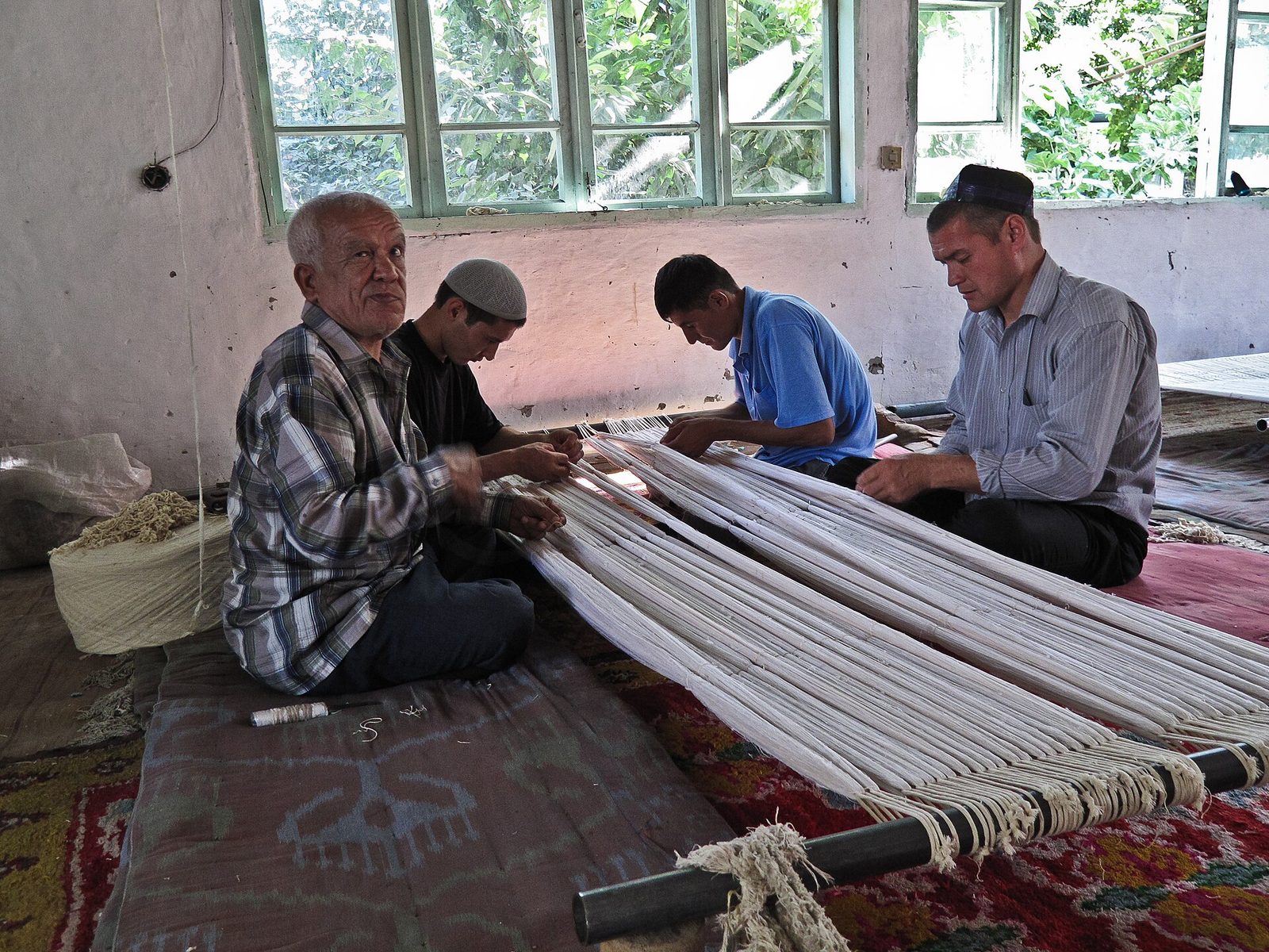 Yodgorlik silk factory, Margilan