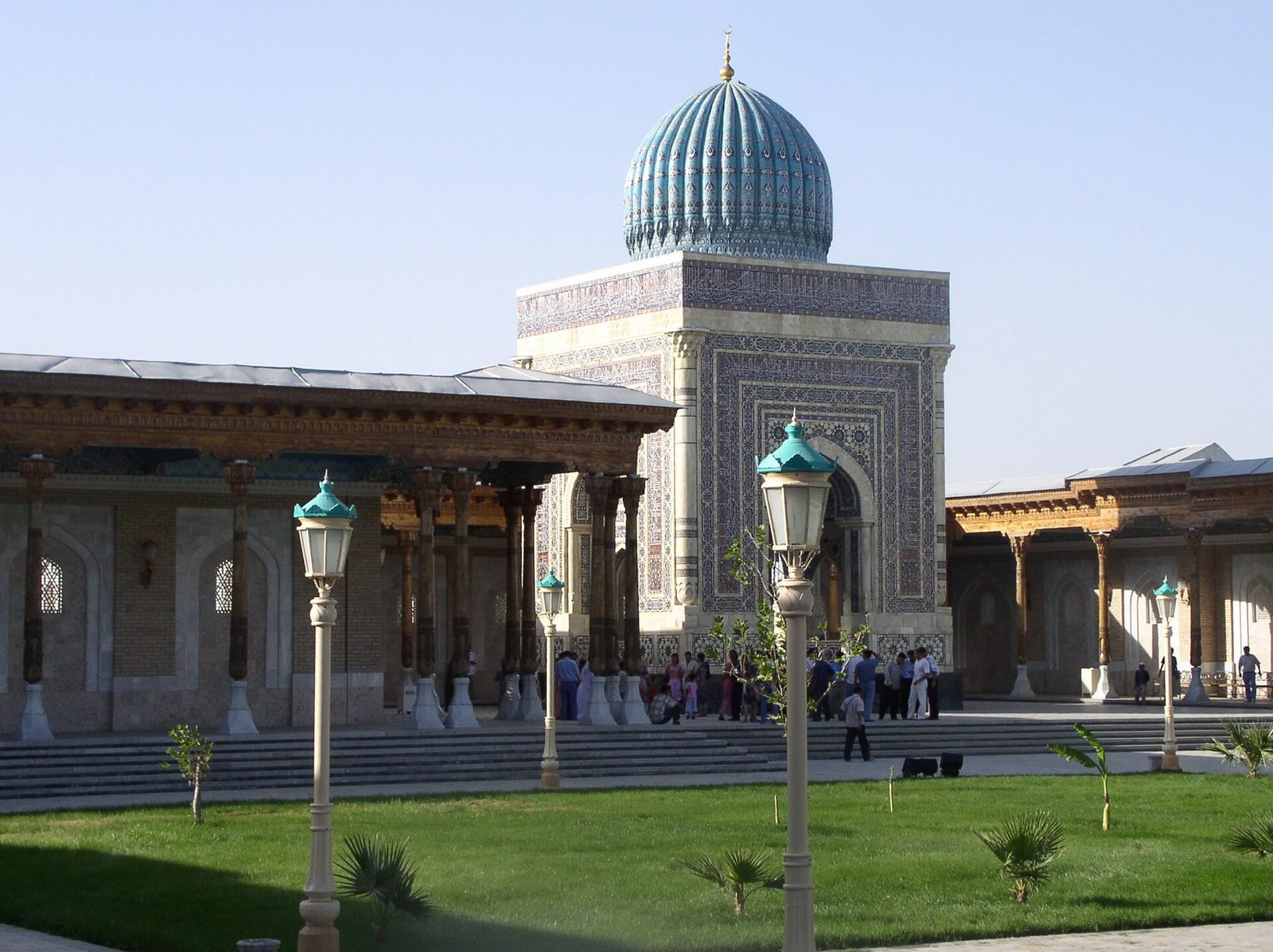 Imam al-Bukharis mausoleum, byggt för minnesplatsen 1998