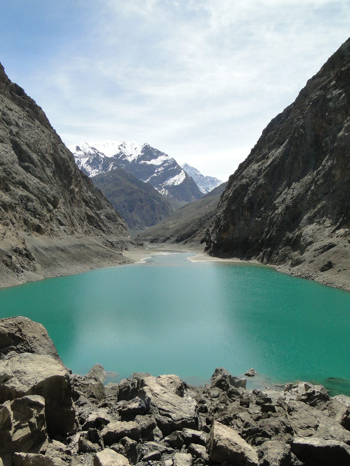 The fourth of the Seven Lakes in the Fann Mountains, Tajikistan